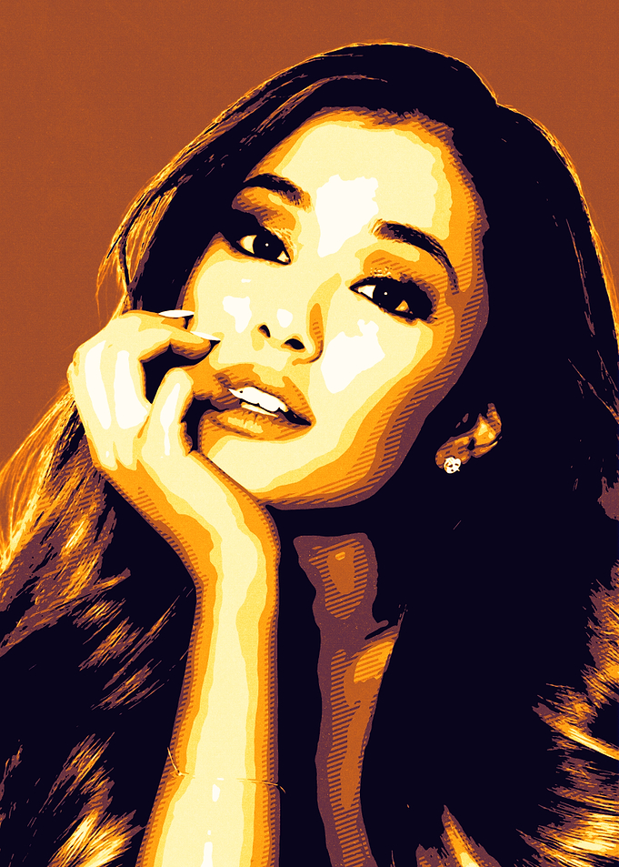 ariana Portrait in Yellow
