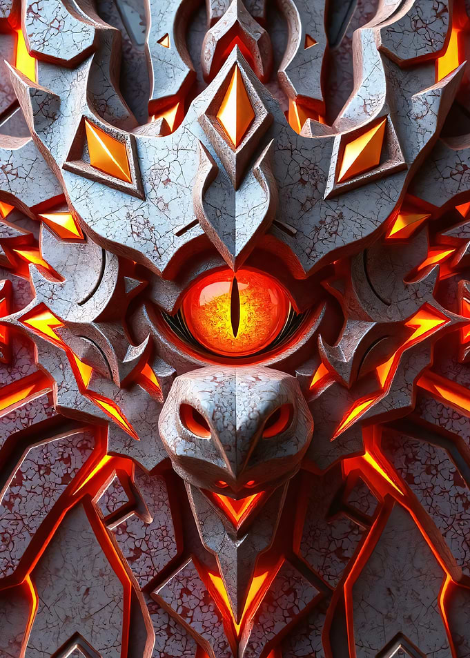 Red Eye Dragon Stone