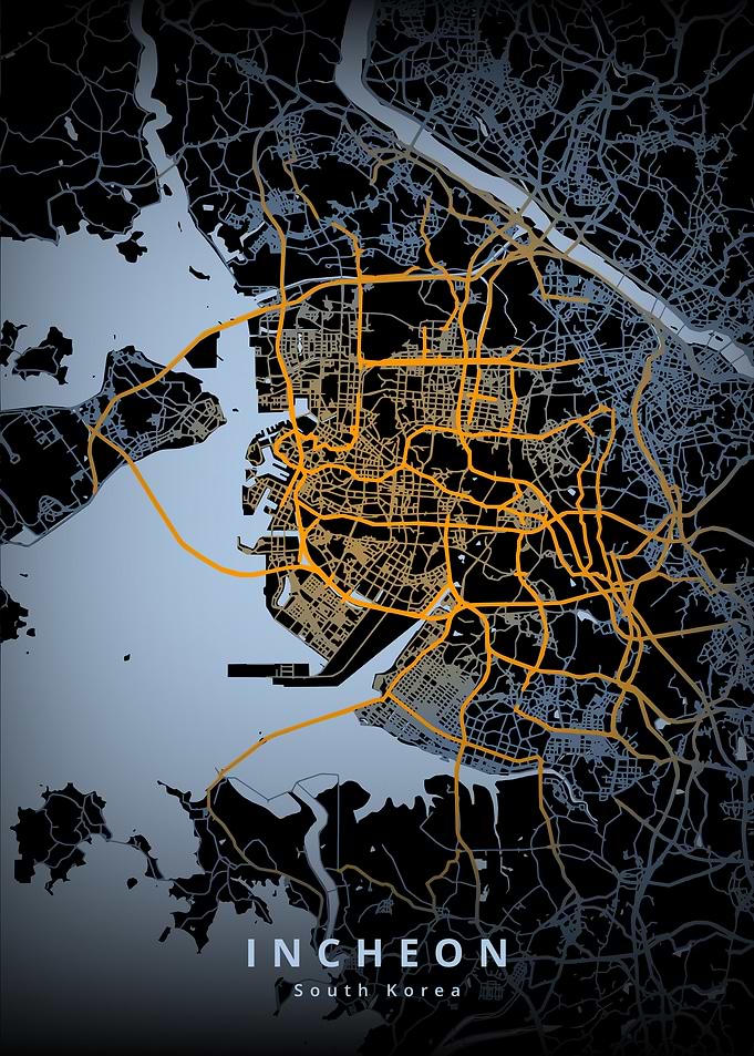 Incheon City Map