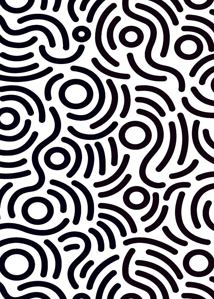 Abstract Black and White Pattern