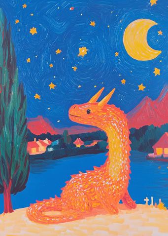 Dragon Under the Stars