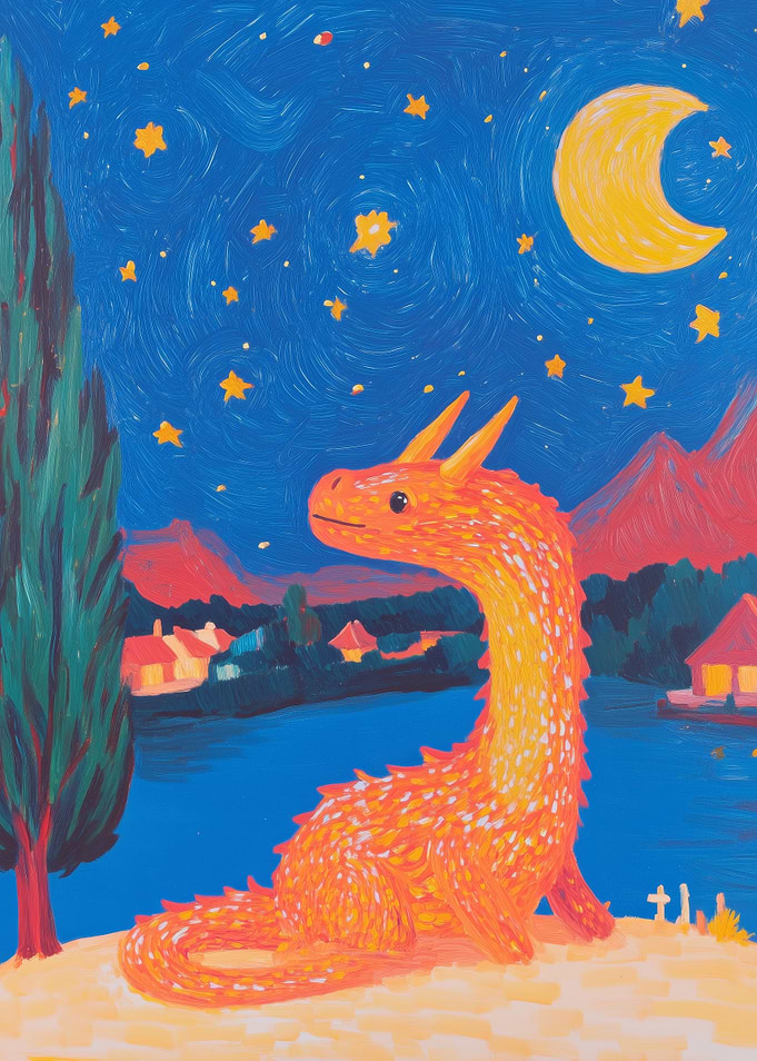 Dragon Under the Stars