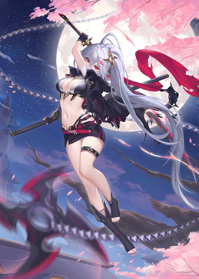 Anime Warrior Girl