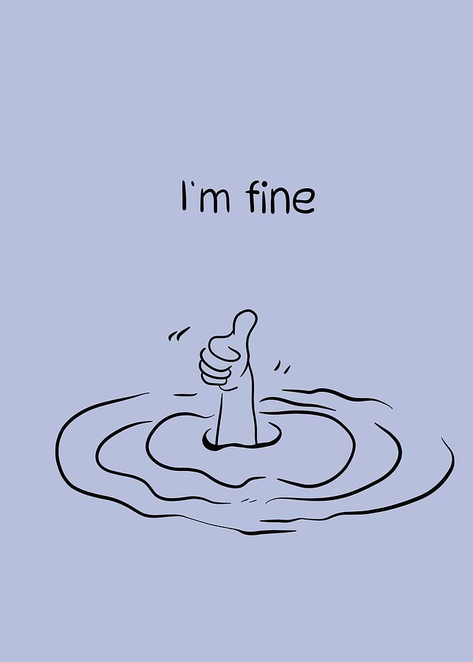 I'm Fine Thumbs Up
