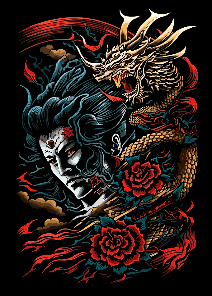 Samurai and Dragon