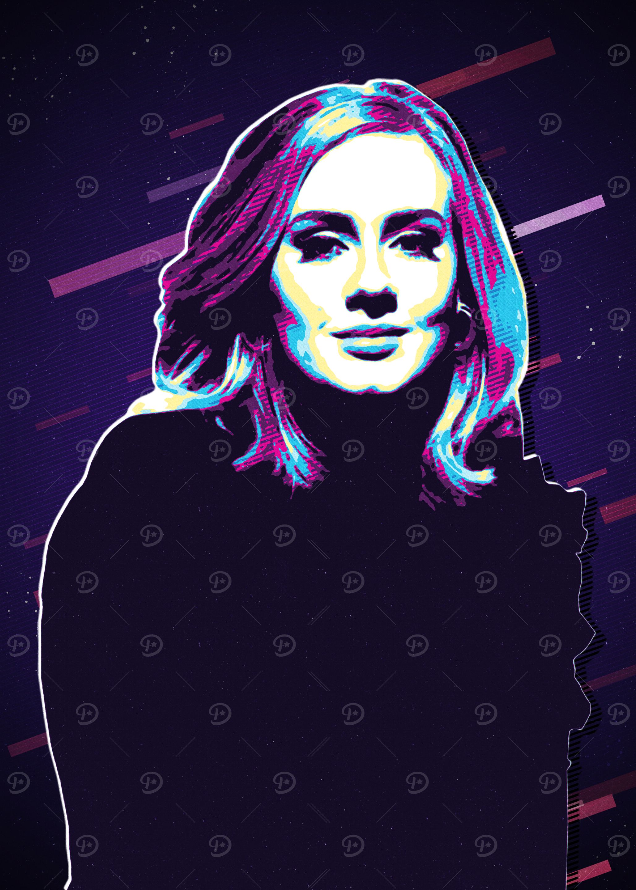 Adele Retro Pop Art