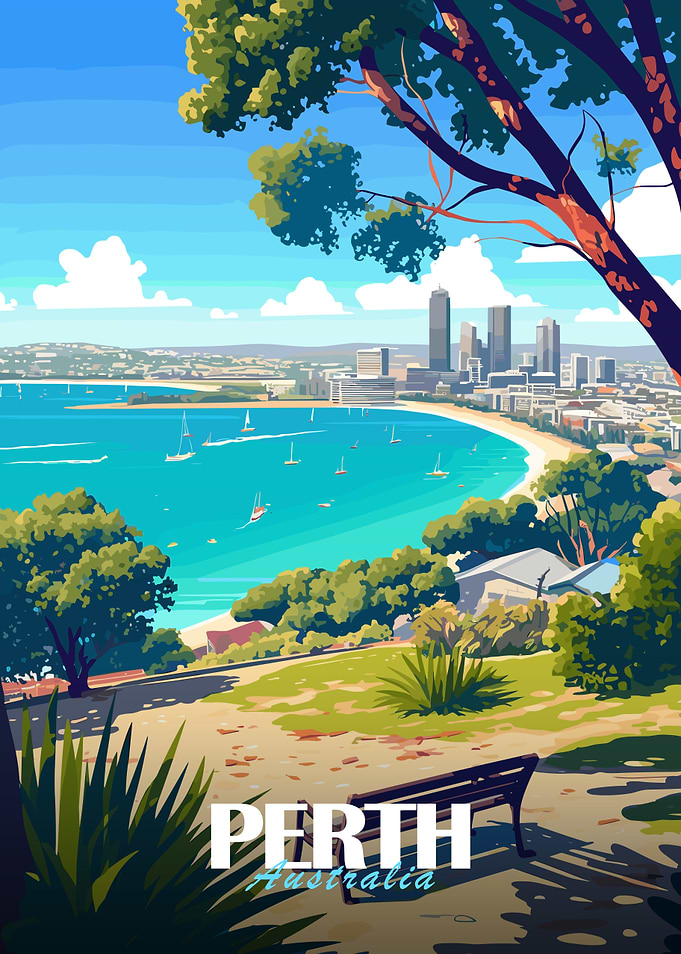 Perth, Australia Cityscape
