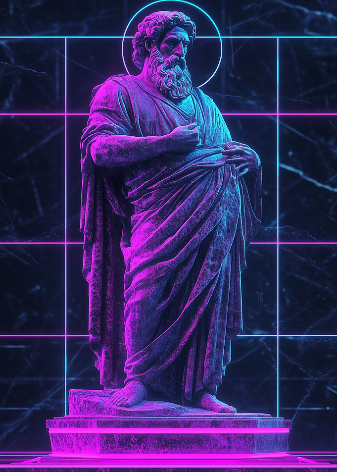 Neon Sage: Digital Divinity
