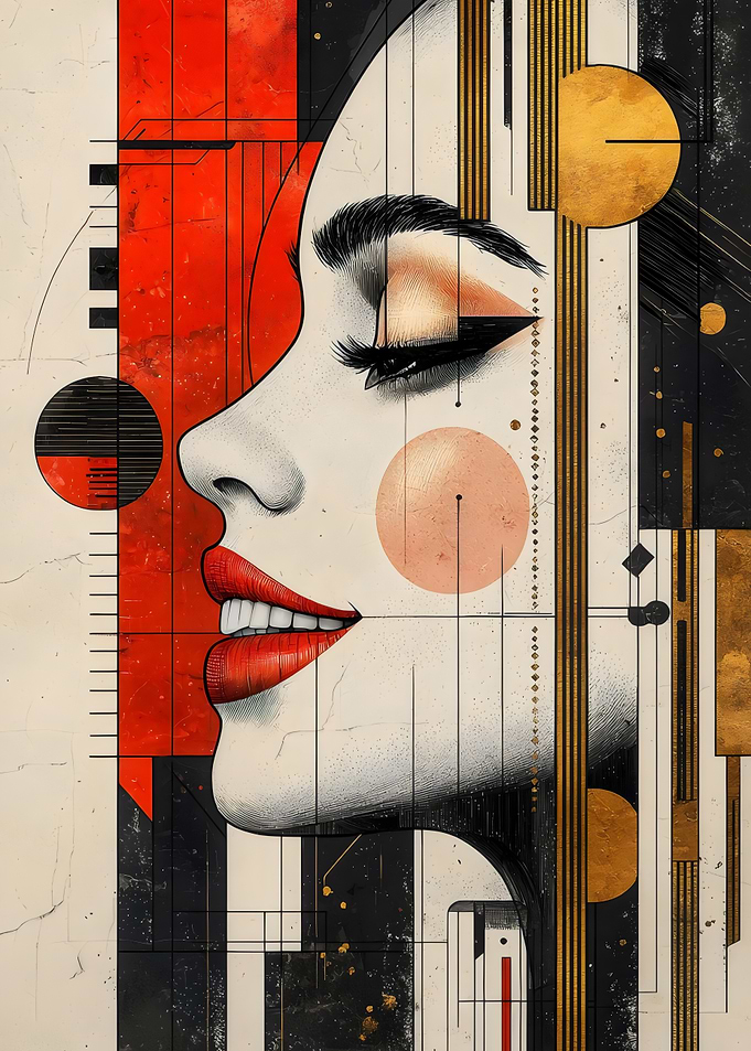 Radiant Art Deco Smile
