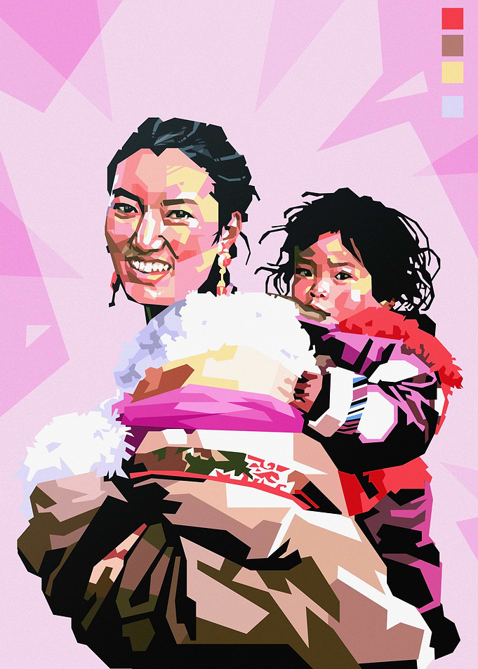 Mother and Child Portrait