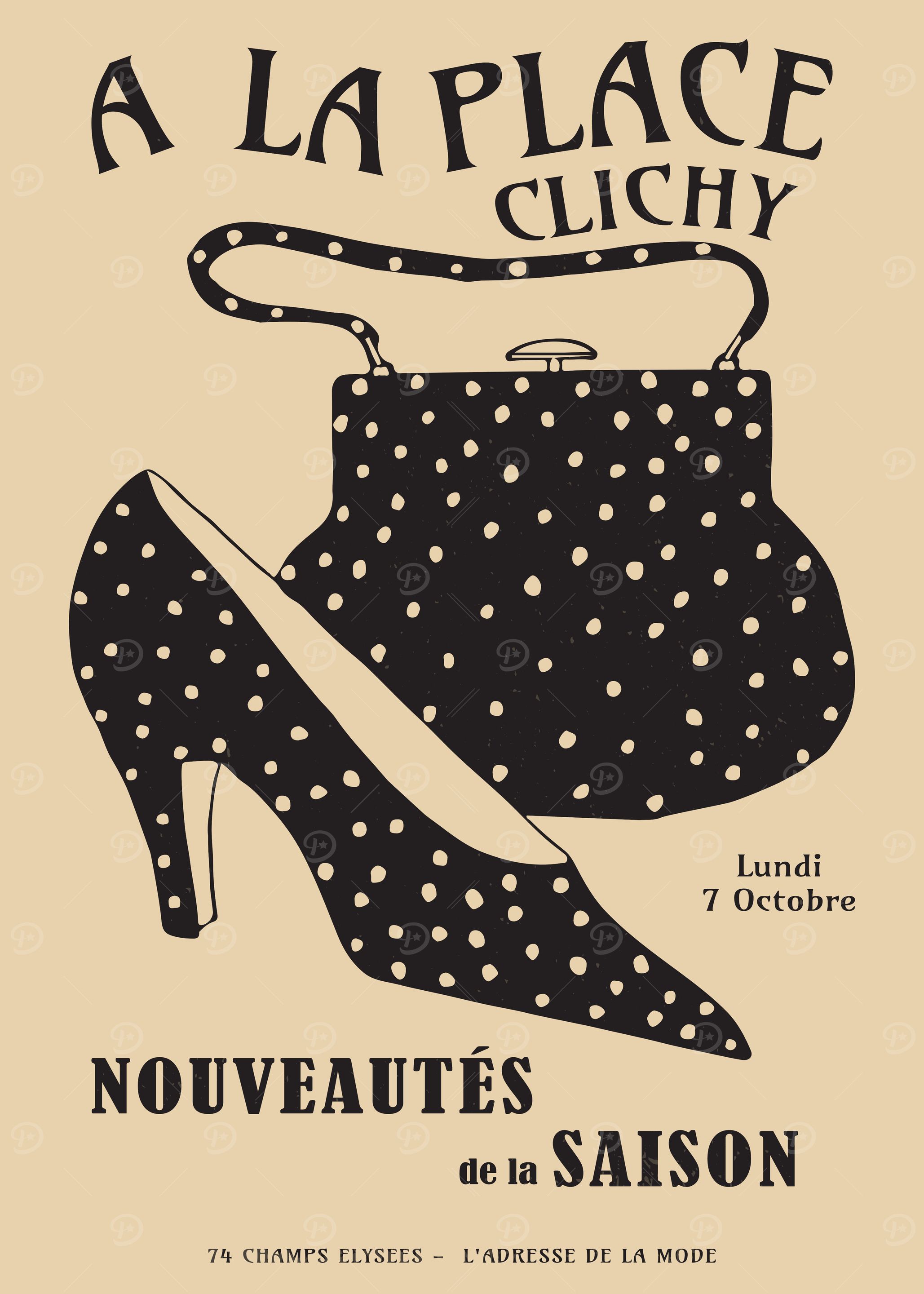 Vintage Fashion Ad
