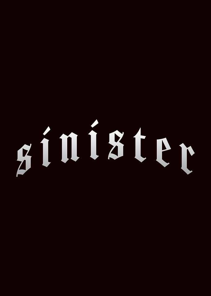 Sinister Text Art