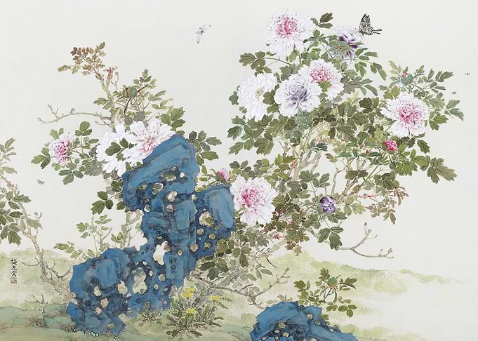 Peony Blossom Painting