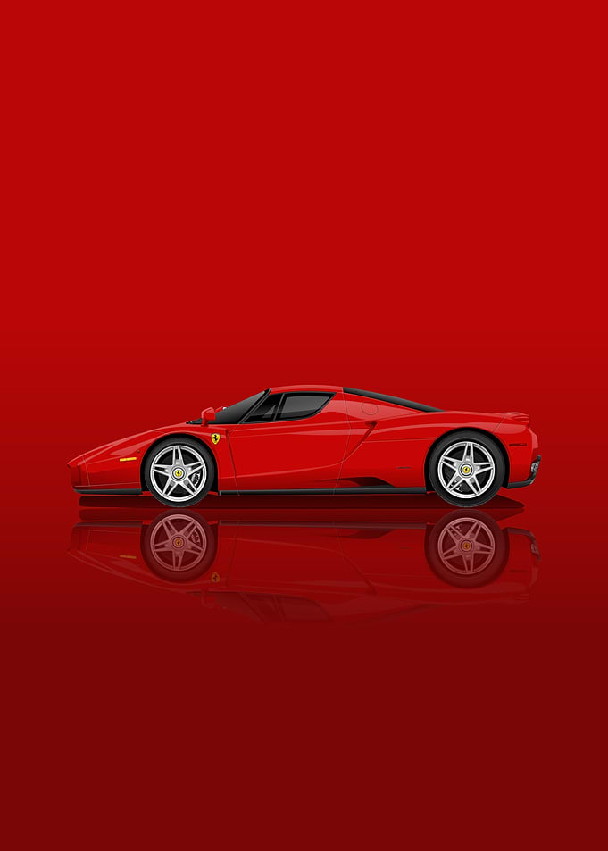 Red Ferrari Enzo