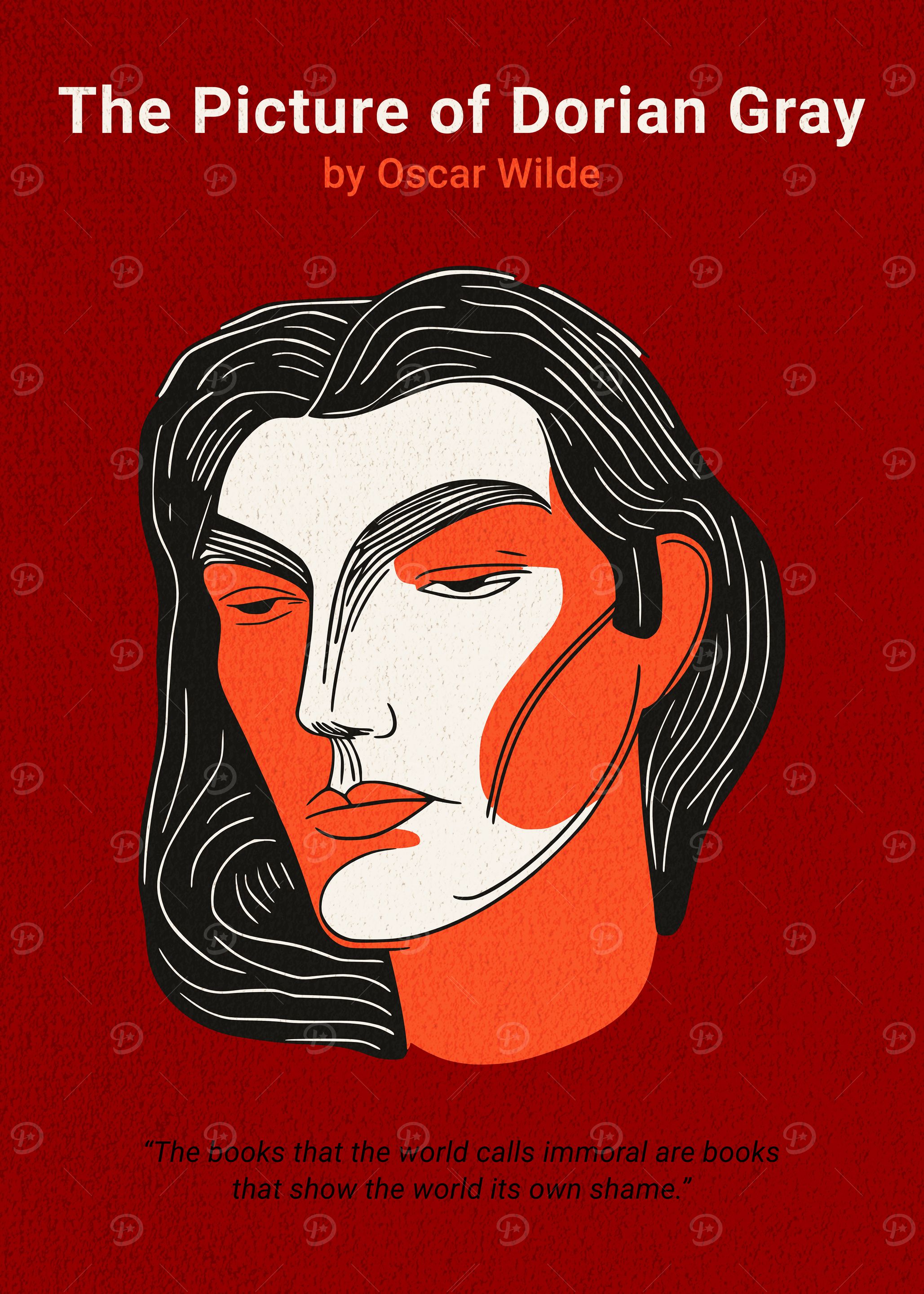 The Picture of Dorian Gray Minimalist Book Cover