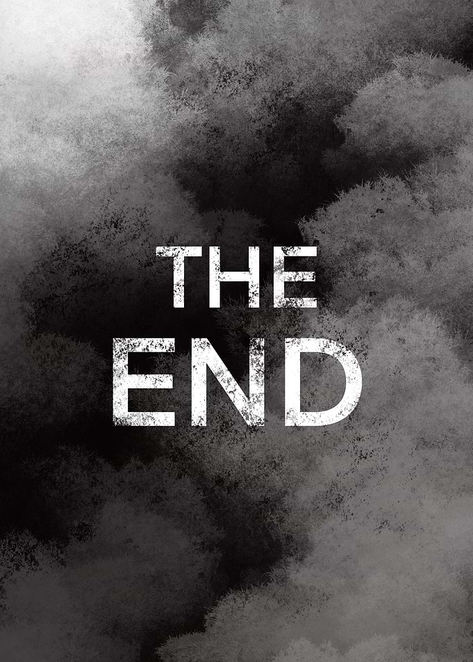 The End Text Art