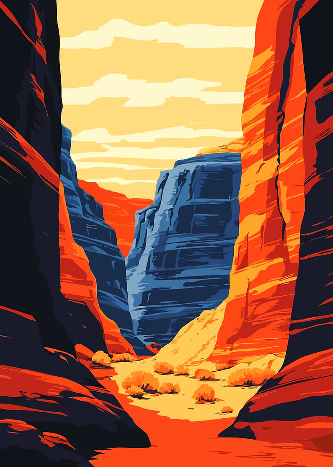 Arizona Canyon Landscape
