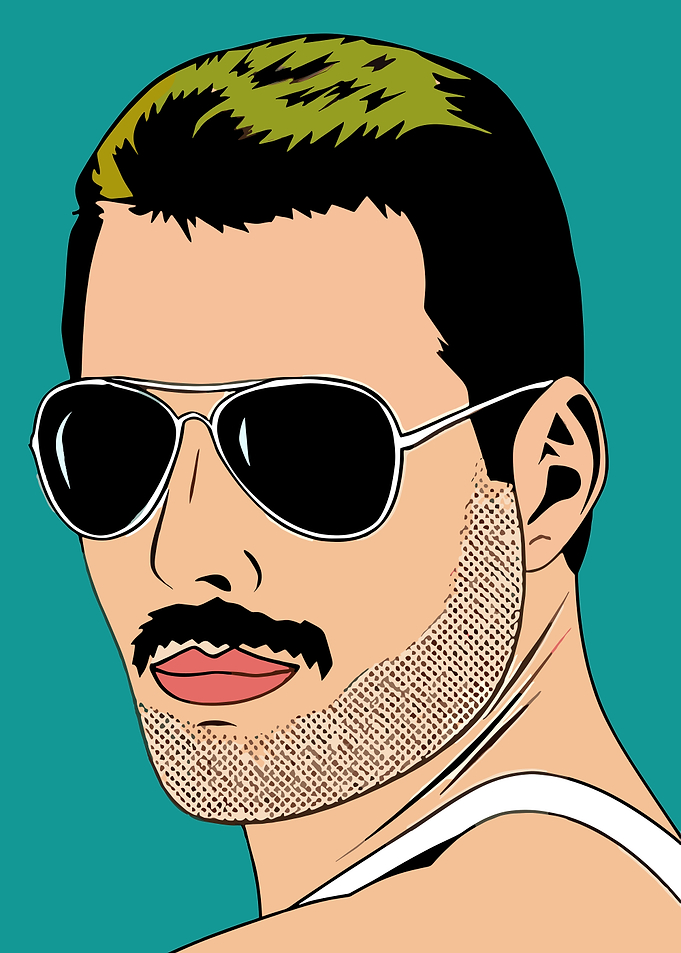 Freddie Mercury Pop Art