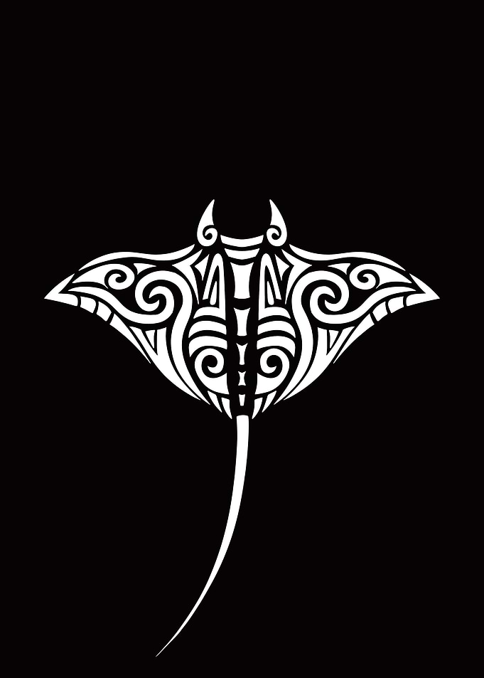 Tribal Manta Ray Design