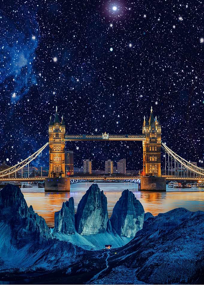 Tower Bridge Night Sky