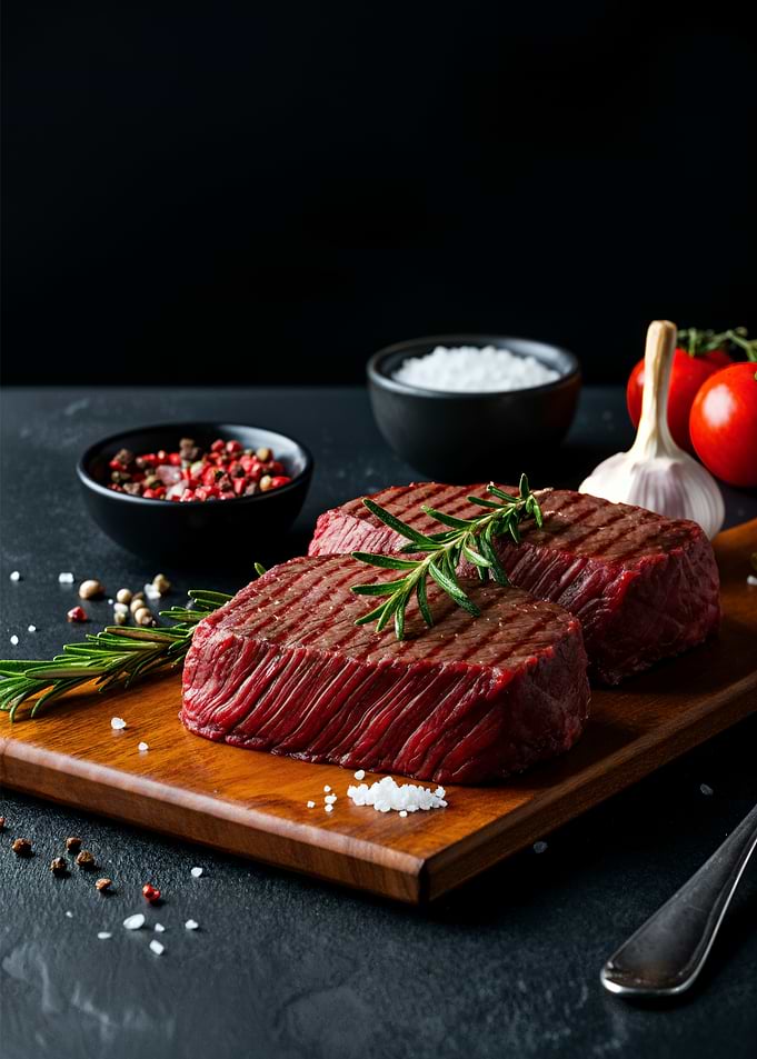 Grilled Steak with Rosemary