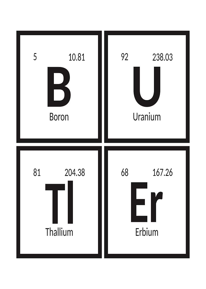 Butler Periodic Table Elements