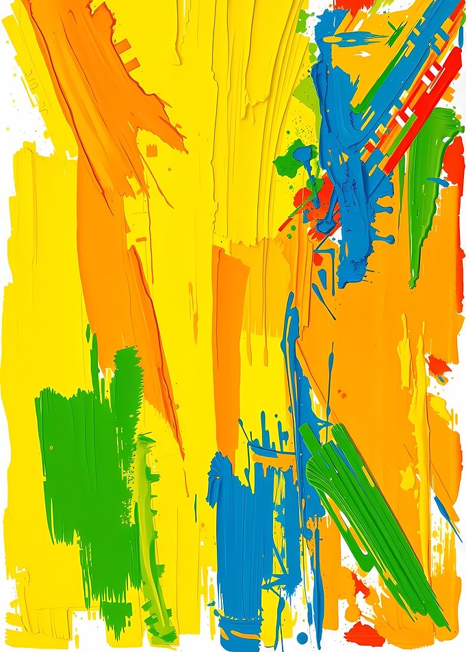 Abstract Paint Strokes