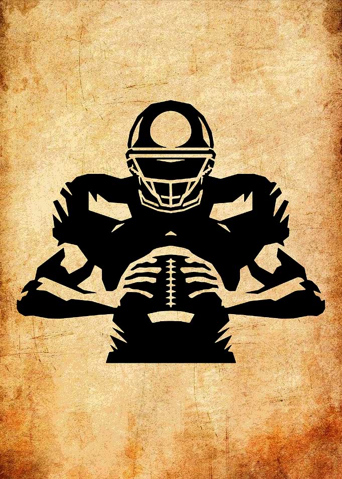 Football Player Silhouette