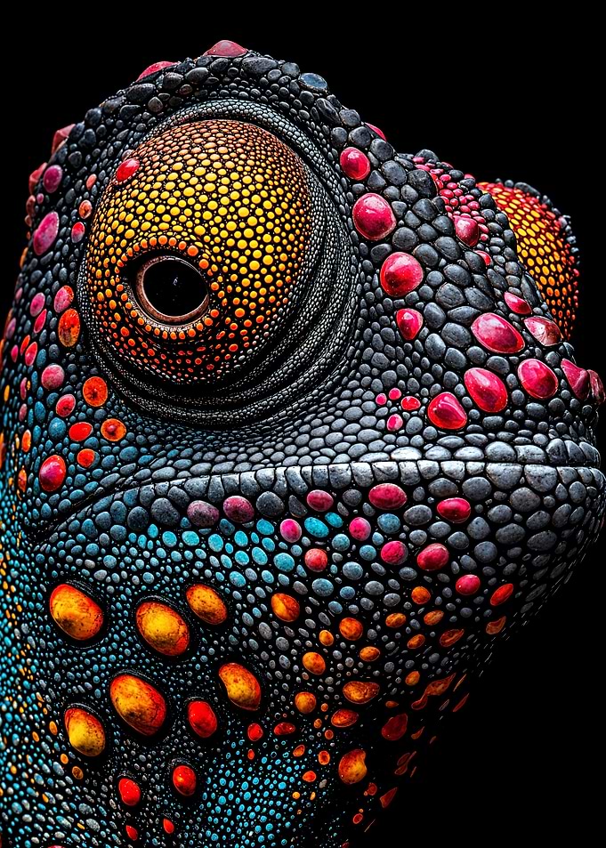 Chameleon Close-Up