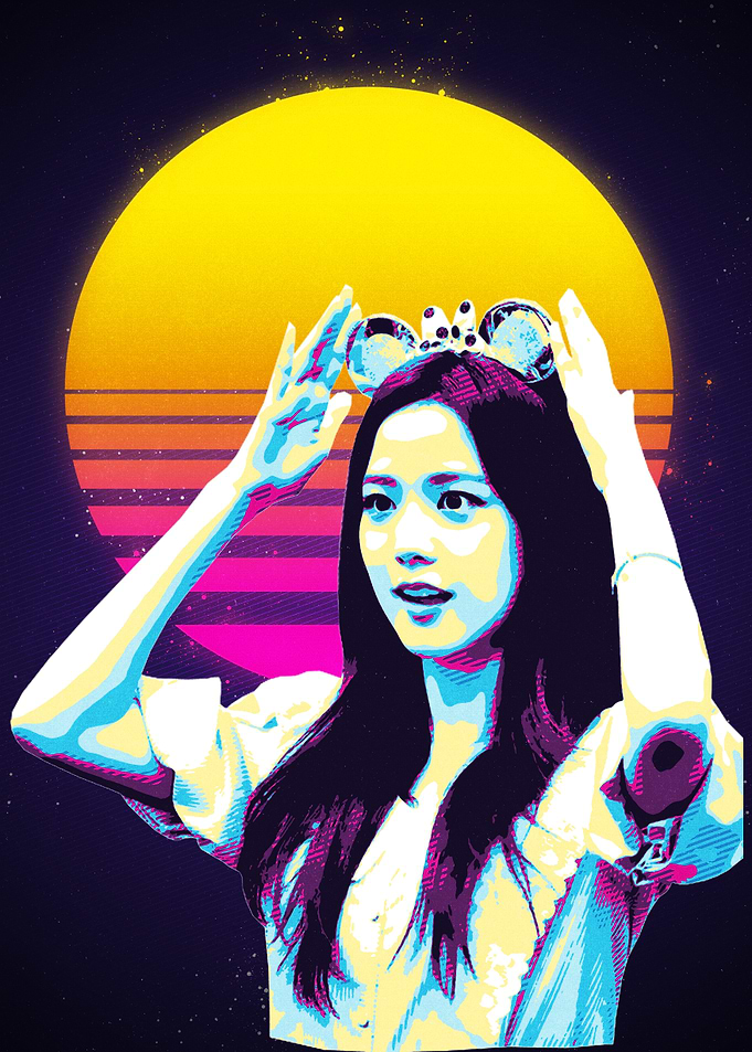 Retro Pop Art Portrait