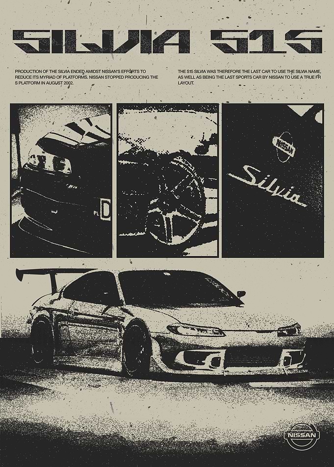Nissan Silvia S15 Retro Style