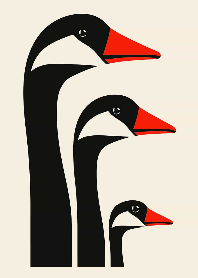 Goose Family Portrait