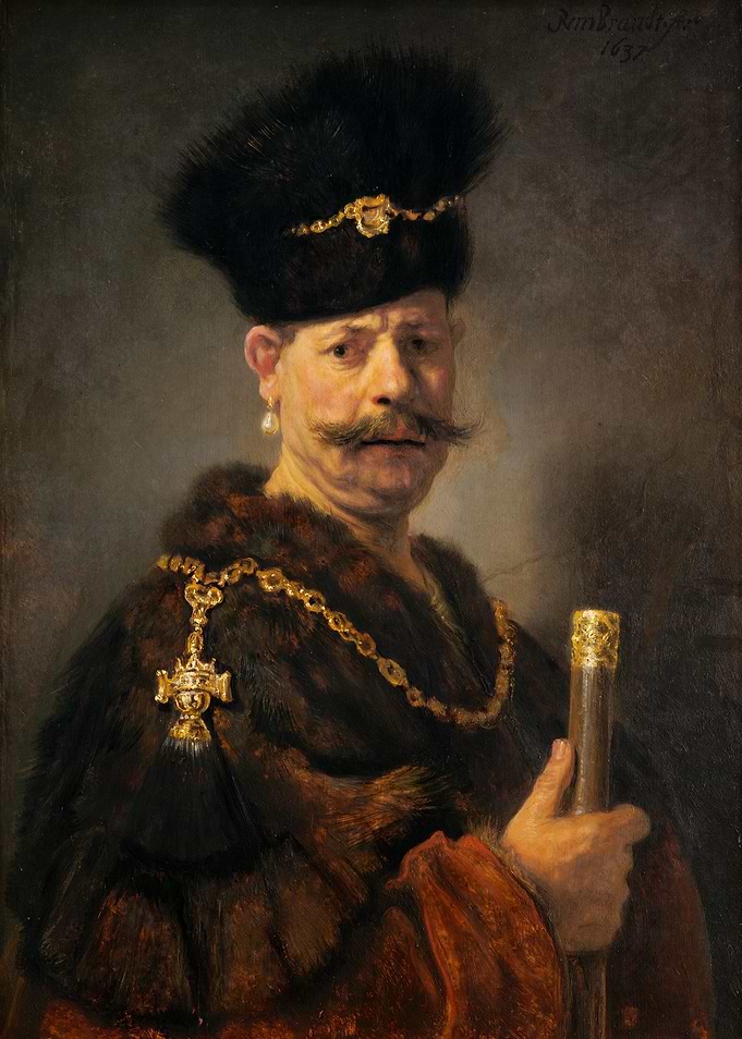 Portrait of a Man with a Fur Collar