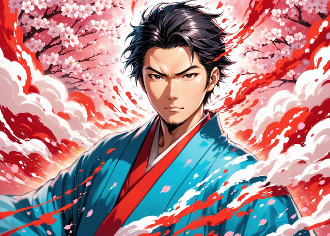 Samurai Anime Art