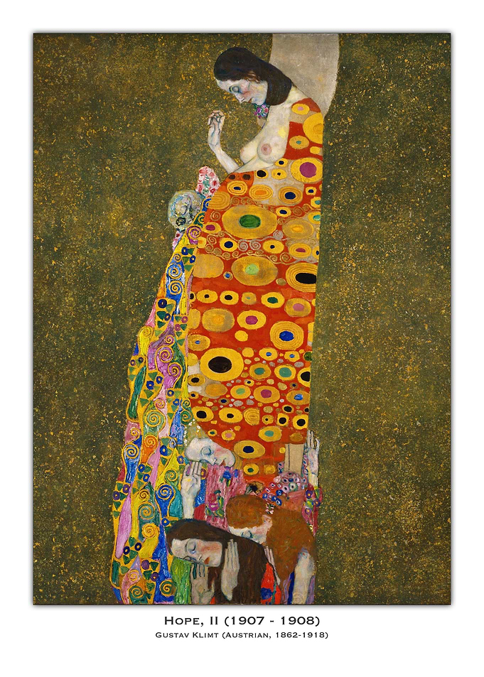 Hope II by Gustav Klimt