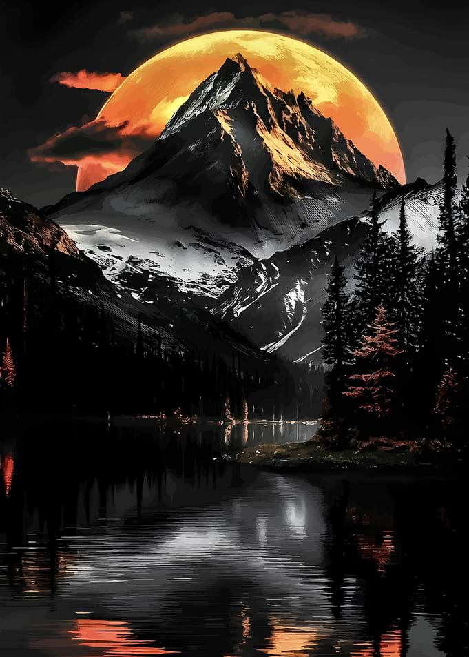 Mountain Moonrise
