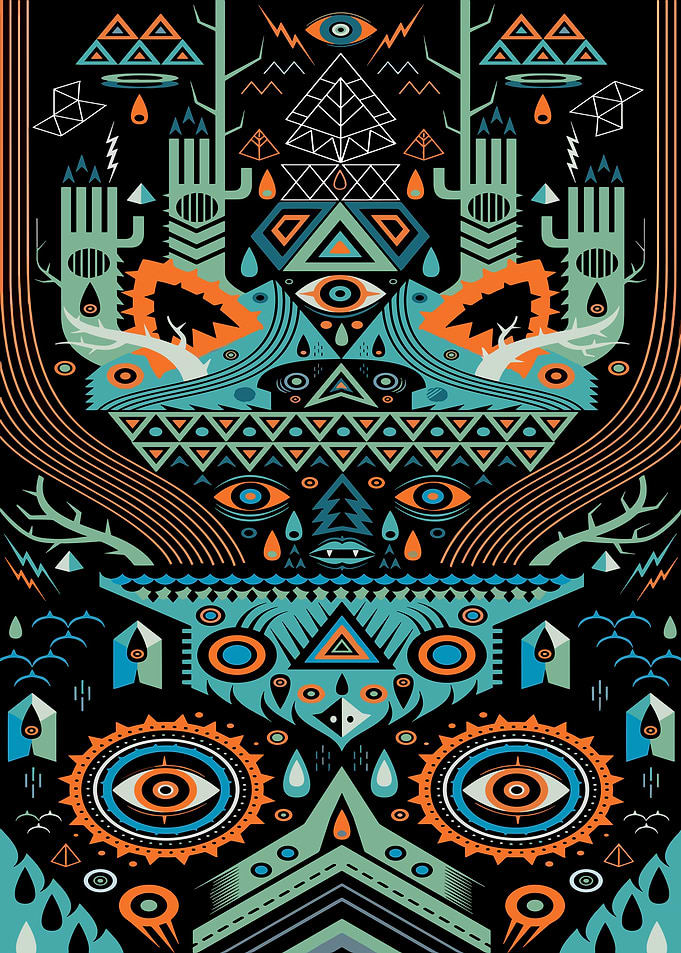 Abstract Tribal Art