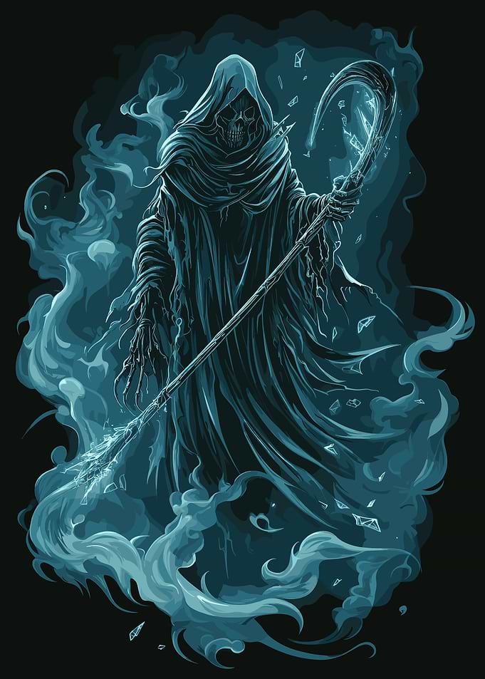 Grim Reaper Illustration