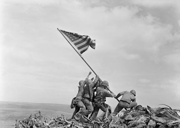 Raising the Flag at Iwo Jima
