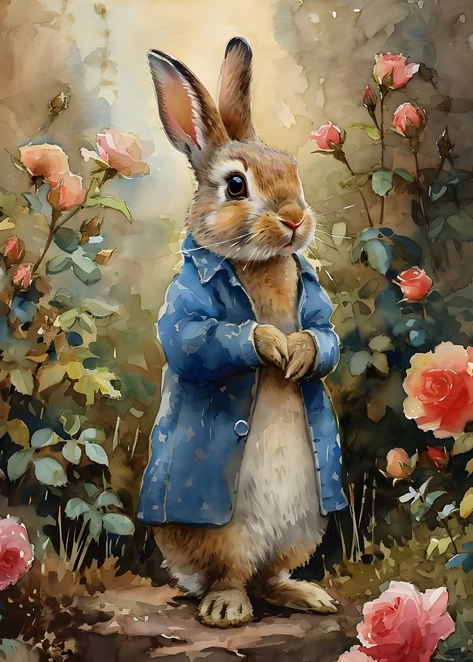 Peter Rabbit in a Garden
