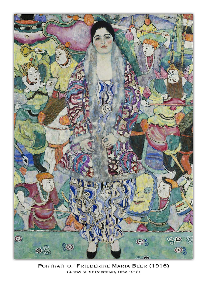 Gustav Klimt's Portrait of Friedrike Maria Beer