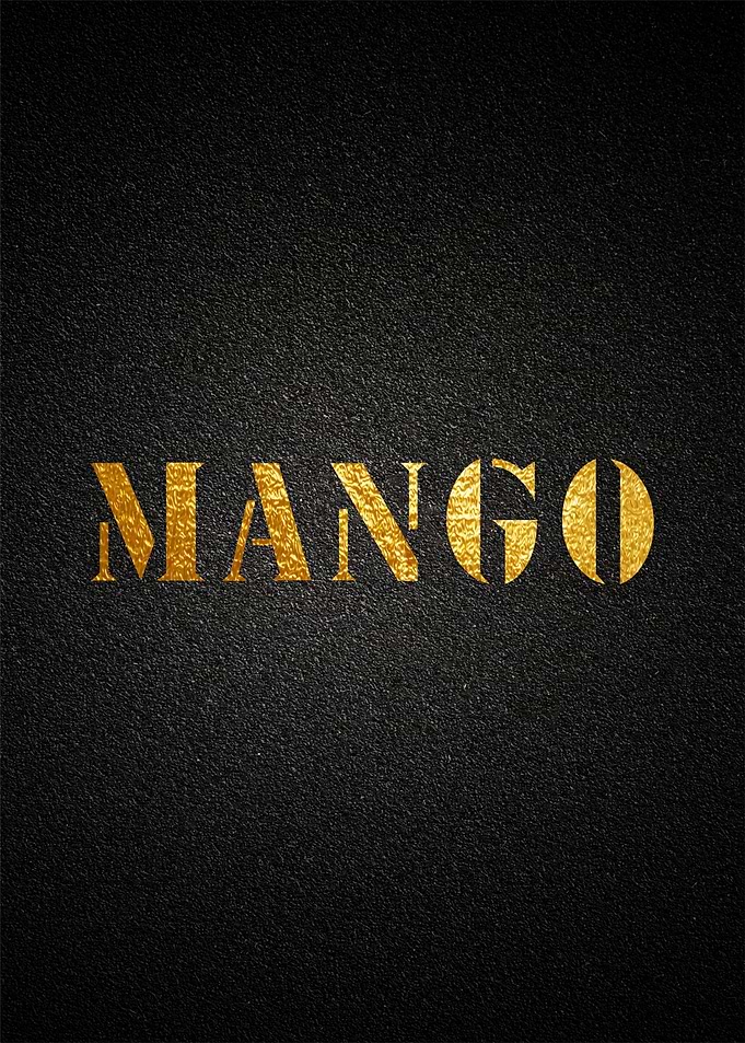 Gold Mango Text