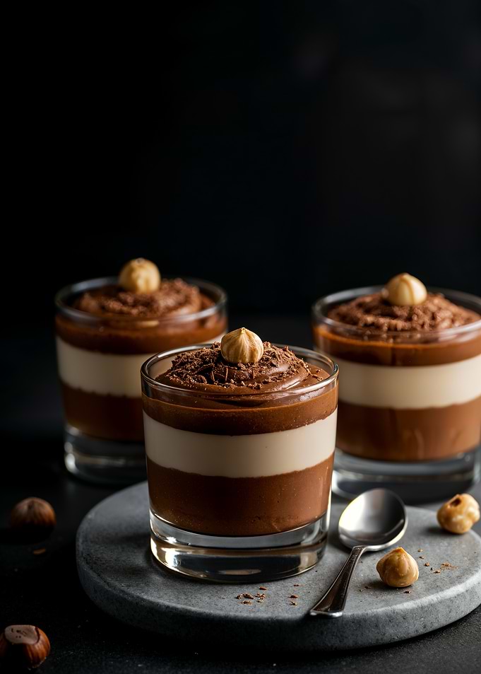 Hazelnut Chocolate Mousse Dessert