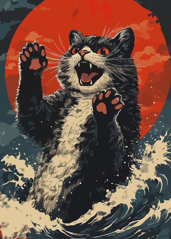 Cat in the Storm