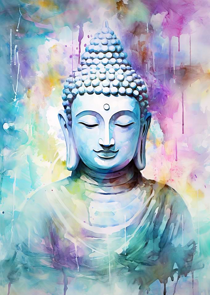 Watercolor Buddha