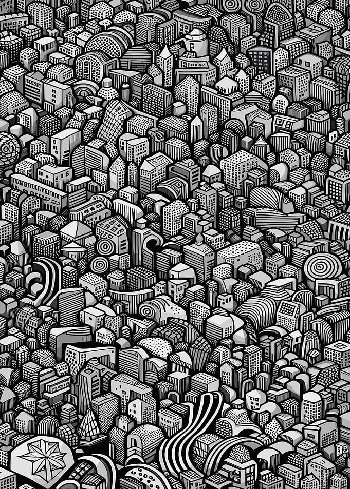 Cityscape Doodle