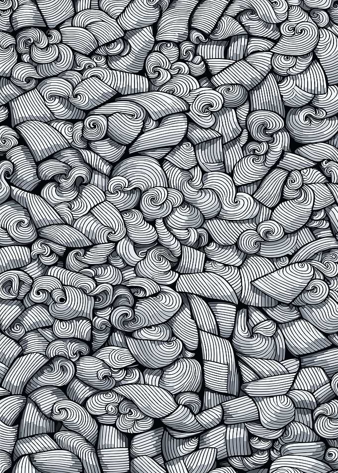 Abstract Swirling Pattern