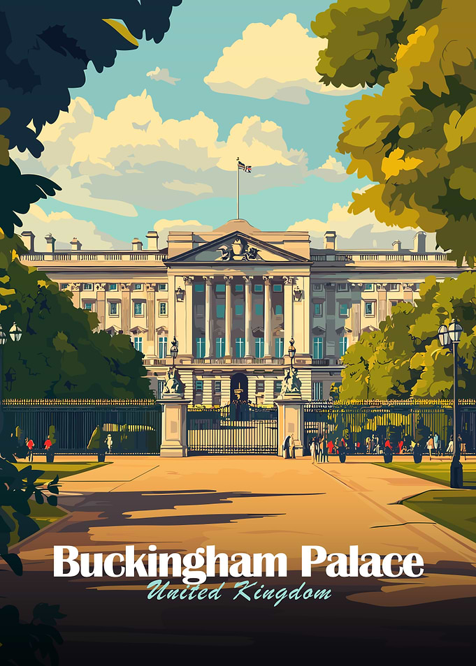 Buckingham Palace Poster