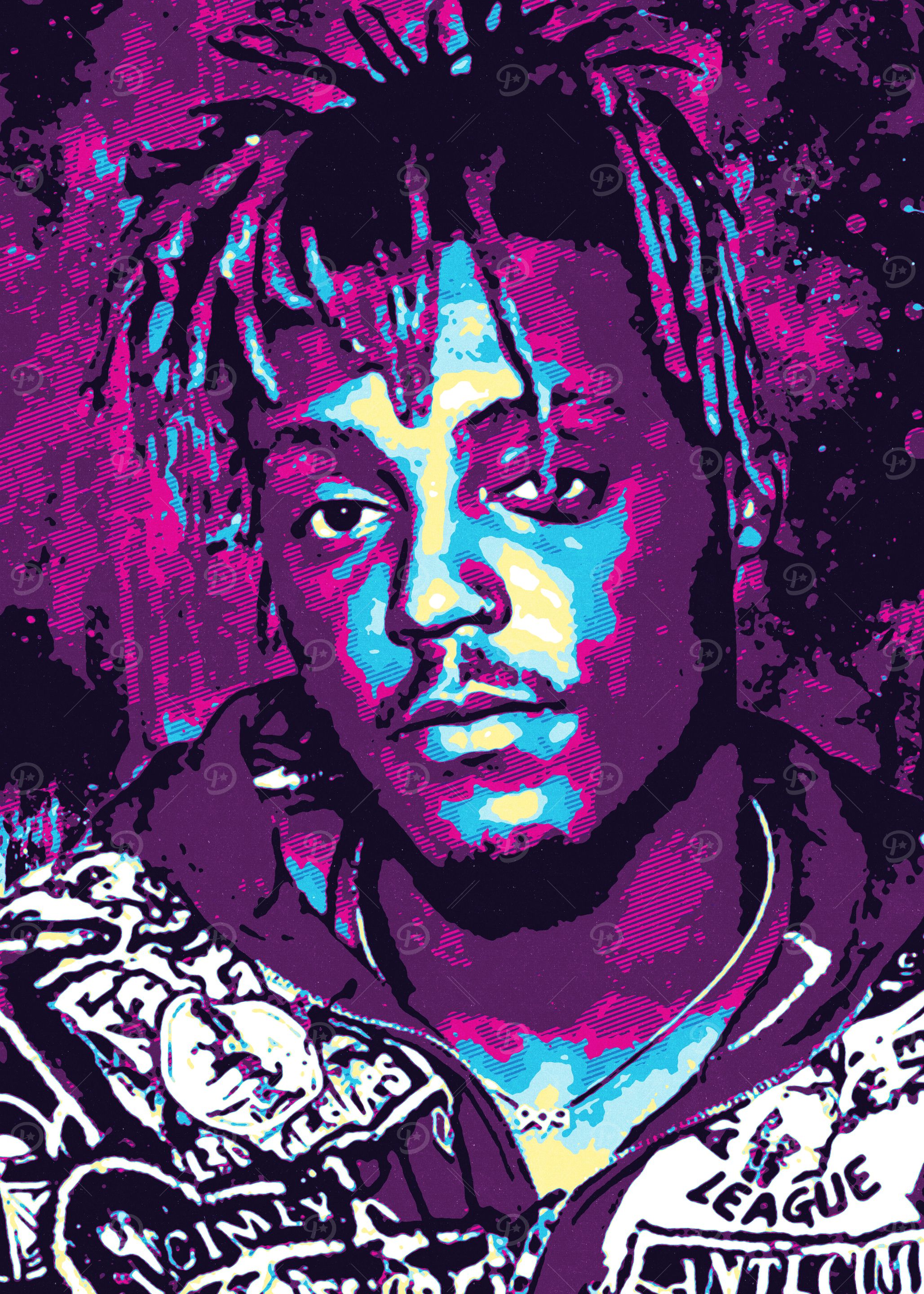 Juice Wrld Pop Art Portrait