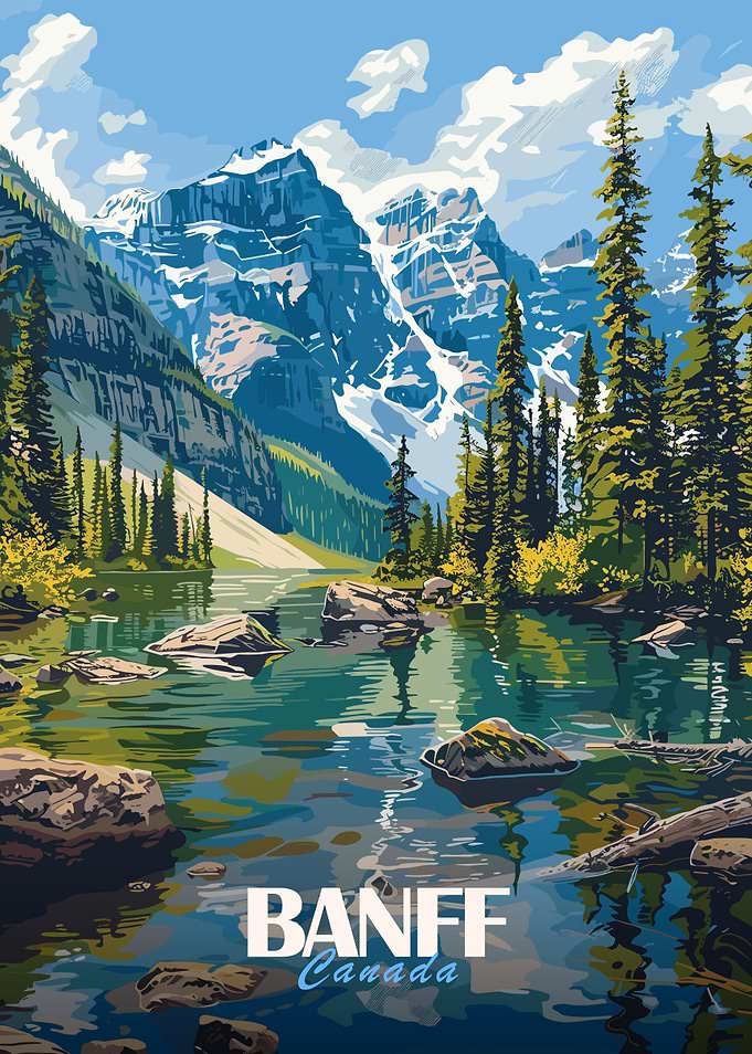 Banff National Park Landscape